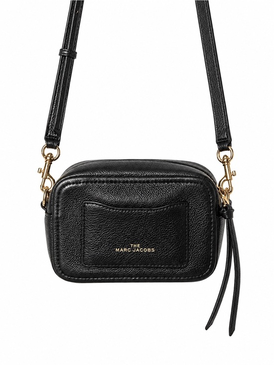 Marc Jacobs Handbags - Marc Jacobs The Sure Shot Black Pebbled Leather Crossbody Camera Bag**minor flaw
